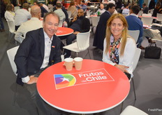 Frutas de Chile's Ivan Marambio and Claudia Soler.